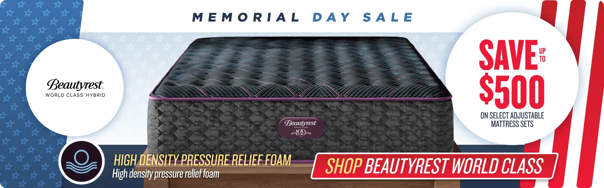 Memorial Day Sale Beautyrest World Class